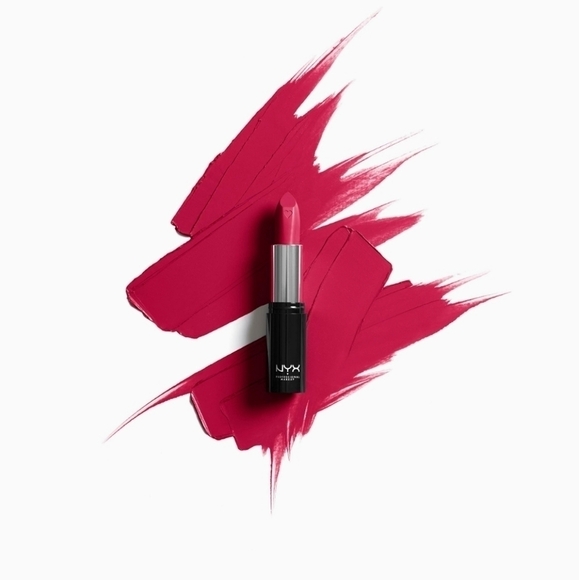 LAST ONE ❤️ NYX shout loud satin Lipstick Shade Cherry Charm - Picture 3 of 7